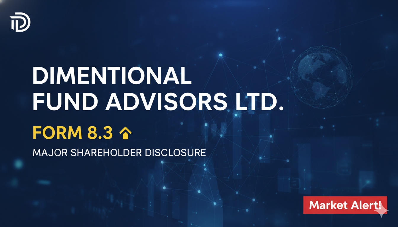 Financial disclosure document with stock ticker symbols and percentage holdings