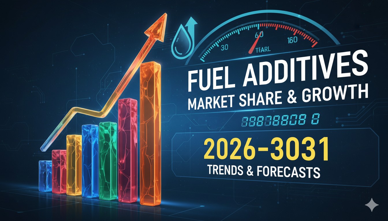 Graph depicting fuel additives market growth projections from 2026 to 2031.