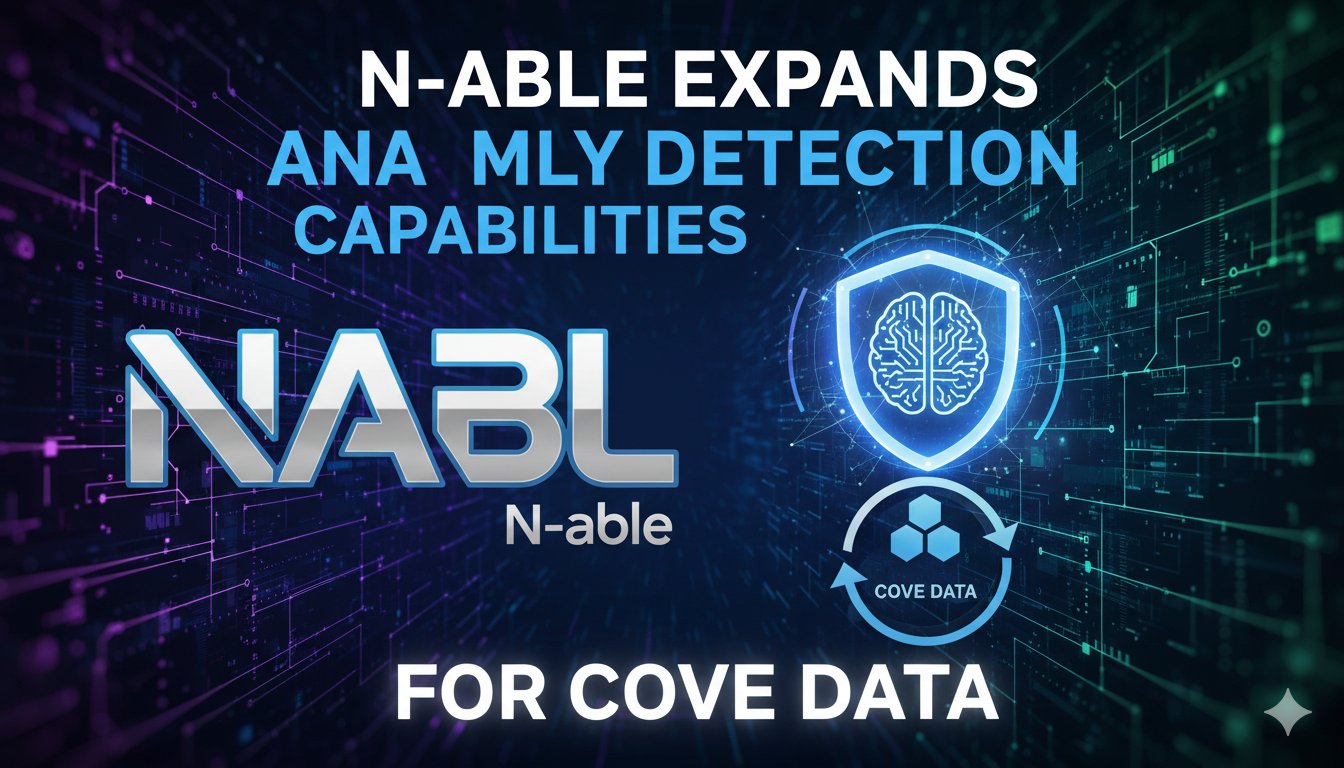 N-able Cove Data Protection dashboard showing real-time anomaly detection alerts for backup policy changes